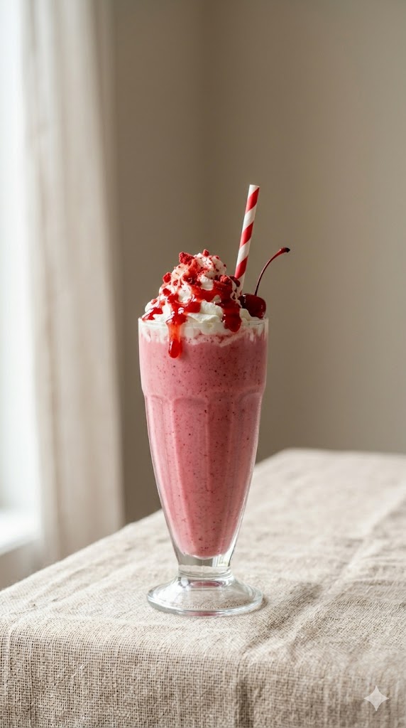 Çilekli Milkshake
