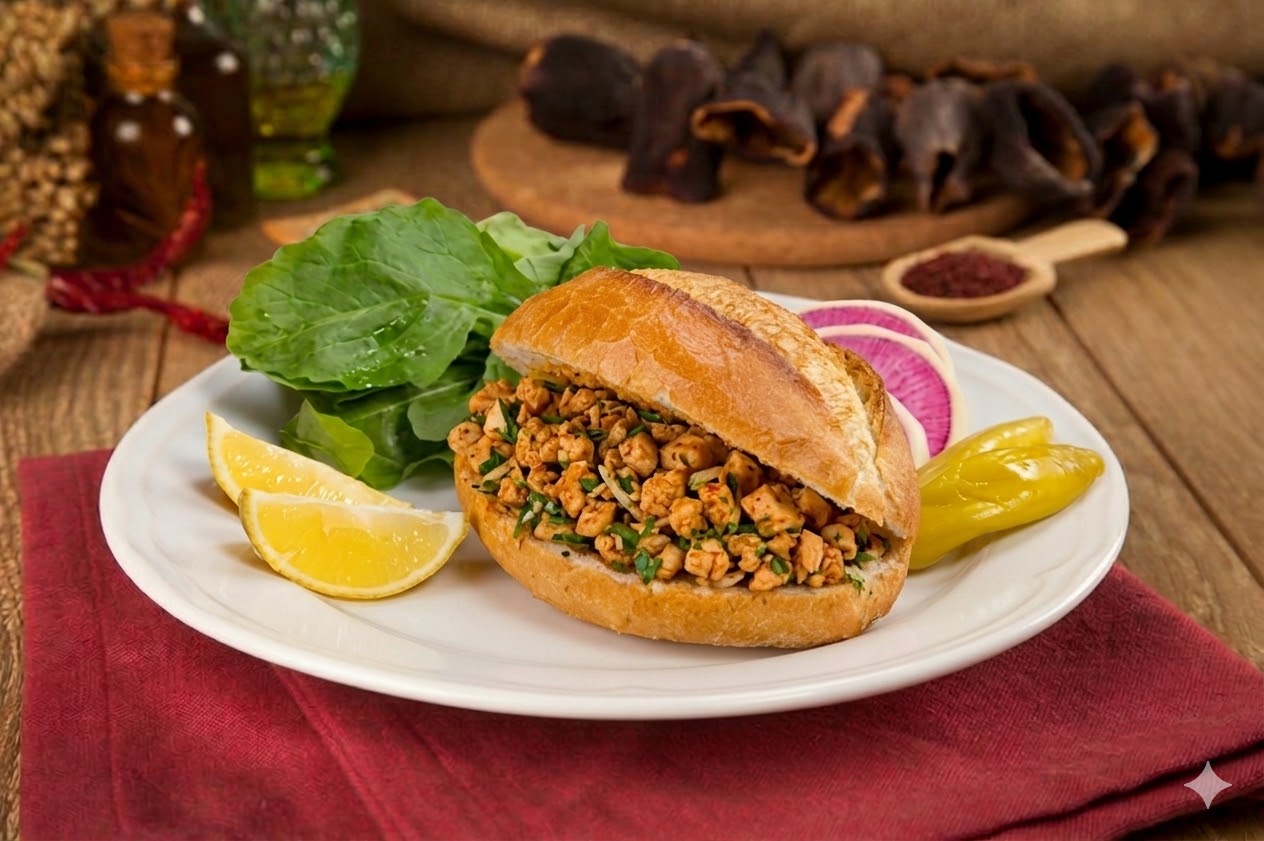 Tavuk Tantuni Ekmek